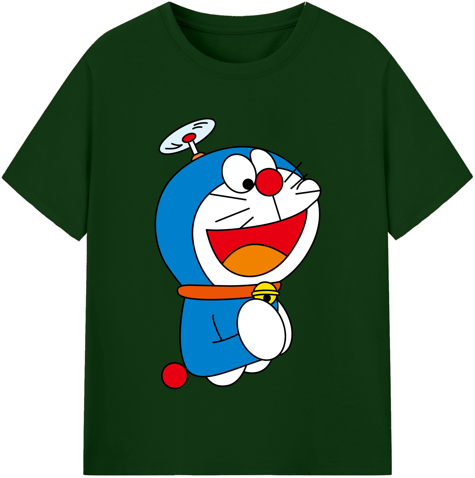 （画像用） ドラえもん Doraemon 綿100％半袖Tシャツ（フロントプリント）